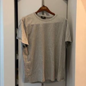 Barely warn gray distressed heavy weight t shirt